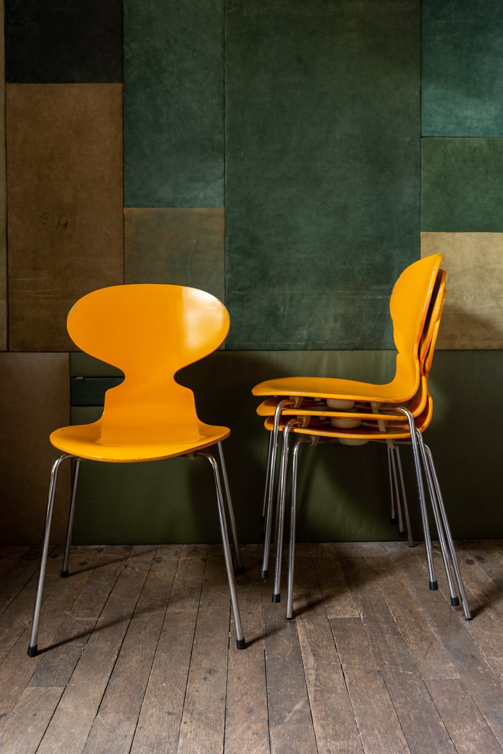 Set Of 4 Ant Chairs By Arne Jacobsen For Fritz Hansen #6345