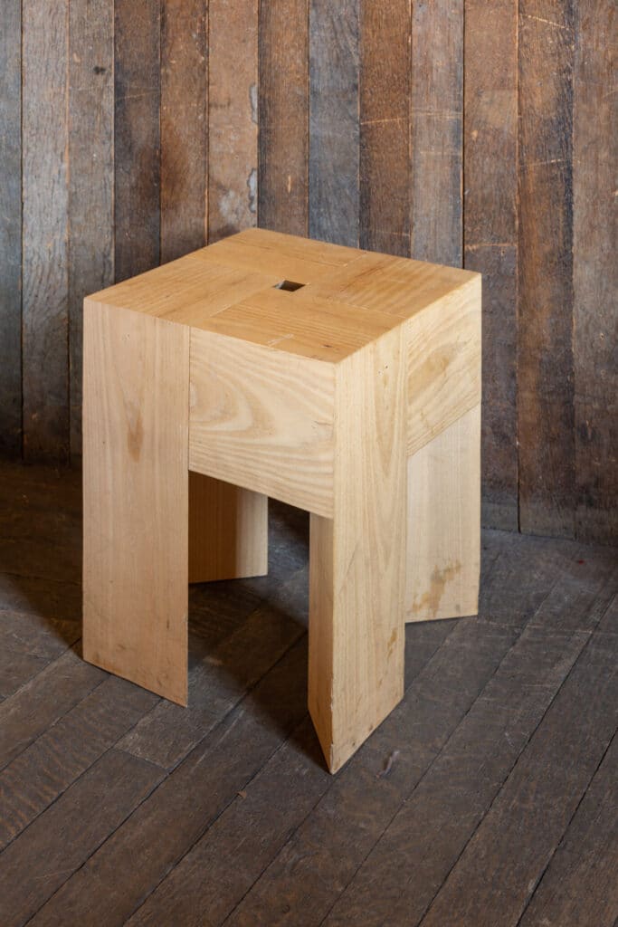 Triangle' Stool by Aldo Bakker For Karakter #6755 - Retrouvius
