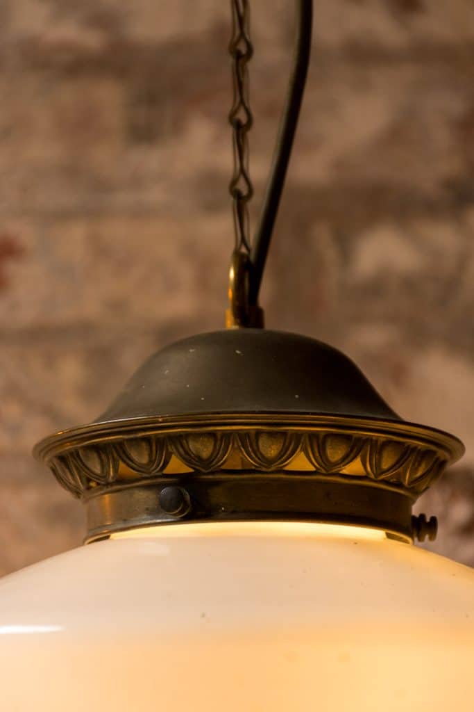 9963 Opaline church light #9963 - Retrouvius