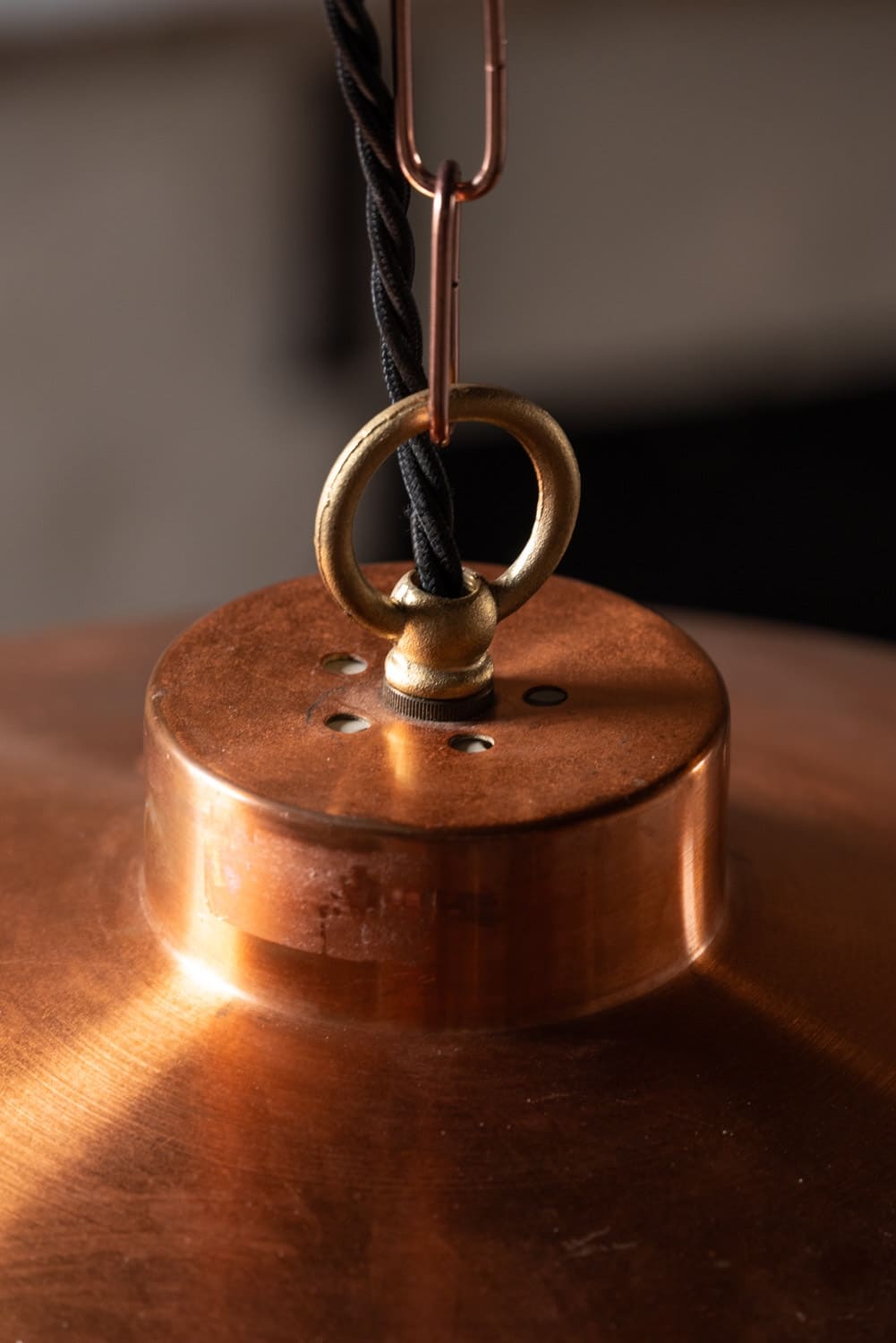 Copper Pendant Light #1443 - Retrouvius