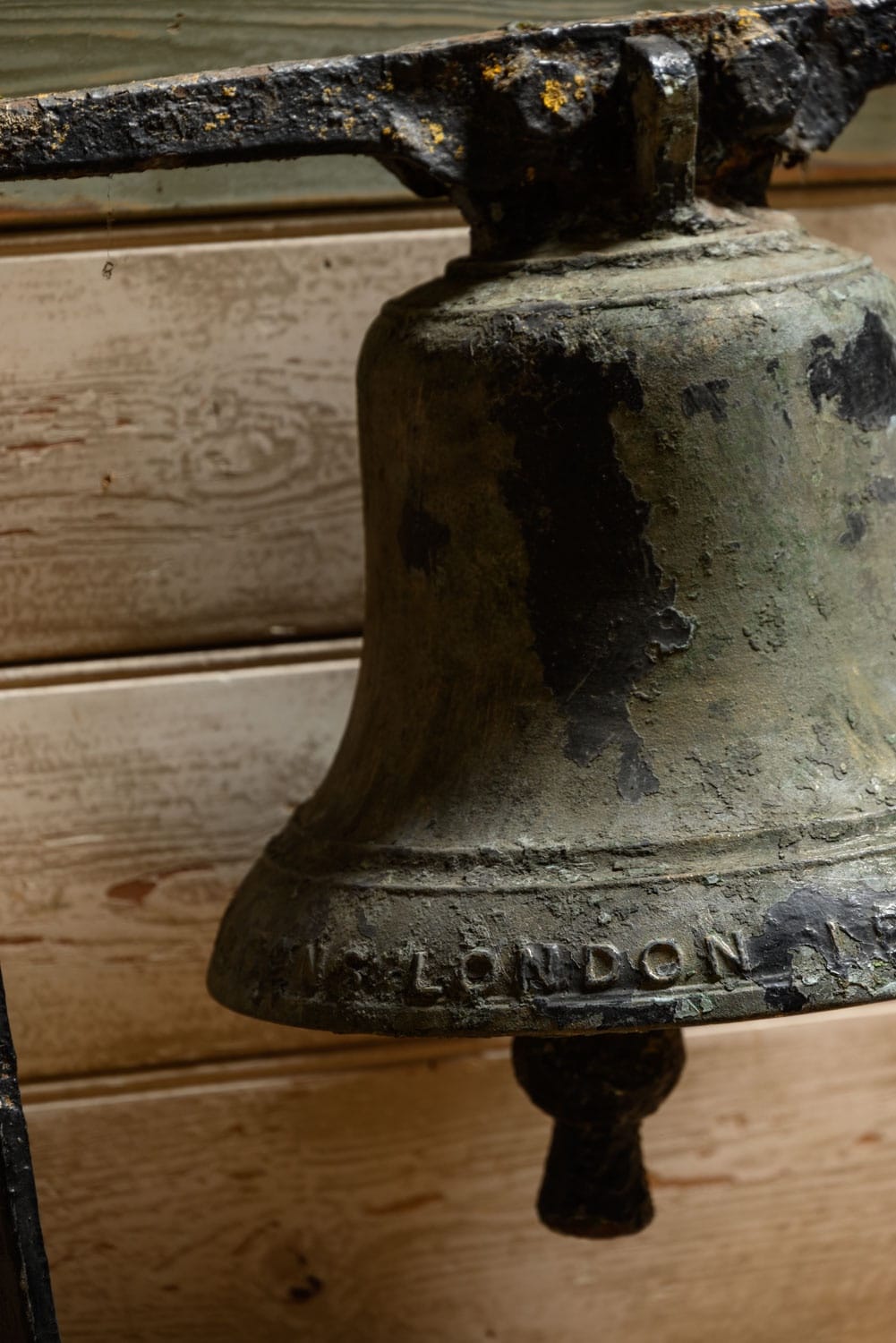 Victorian Hanging Bell by J Warner & Sons #1524 - Retrouvius