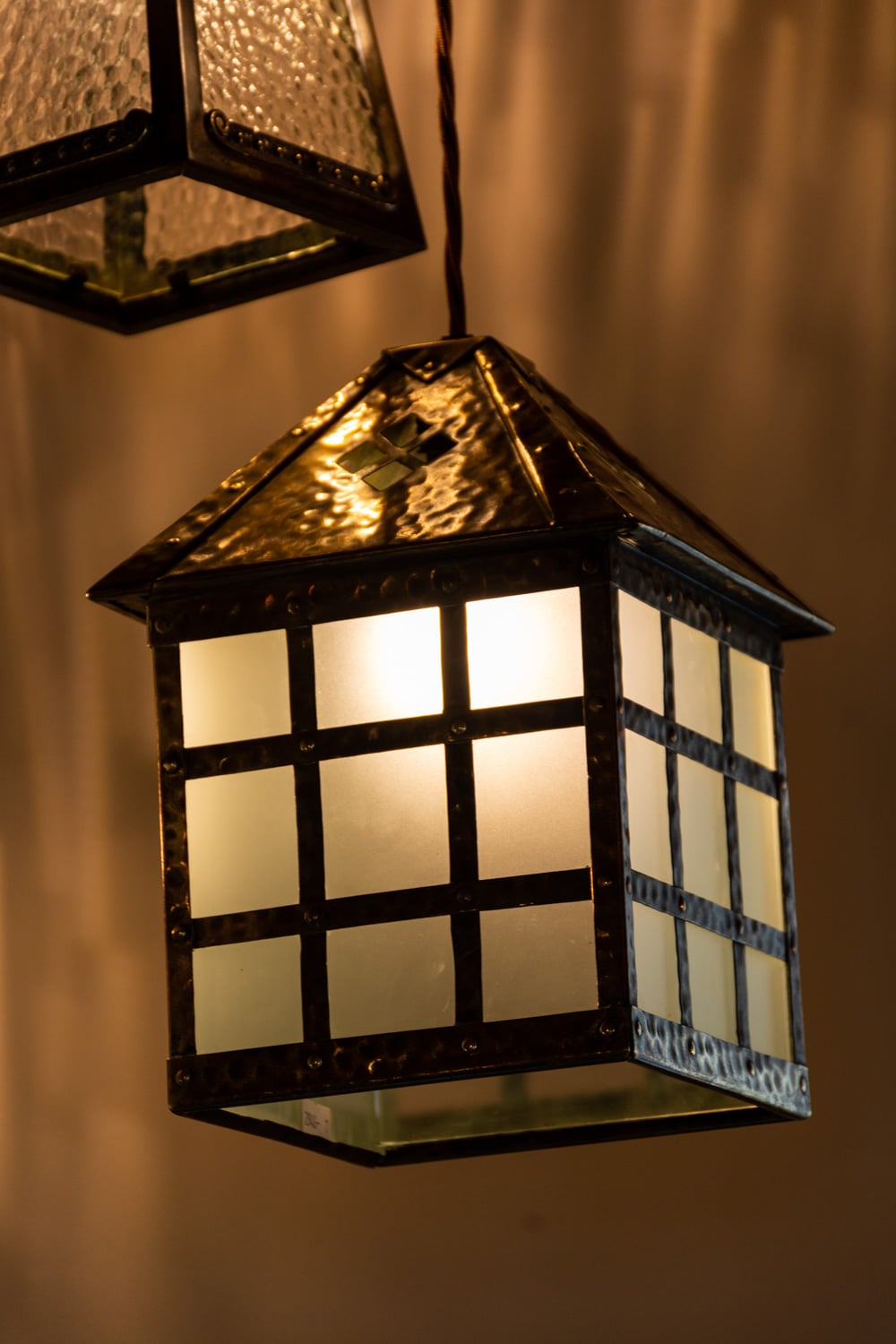 Brass Lantern Pendant Lights 6986 Retrouvius