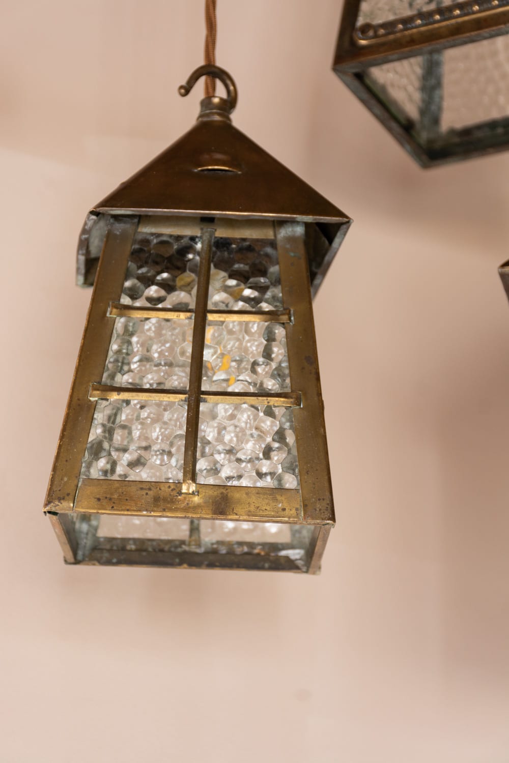 Brass Lantern Pendant Lights 6986 Retrouvius