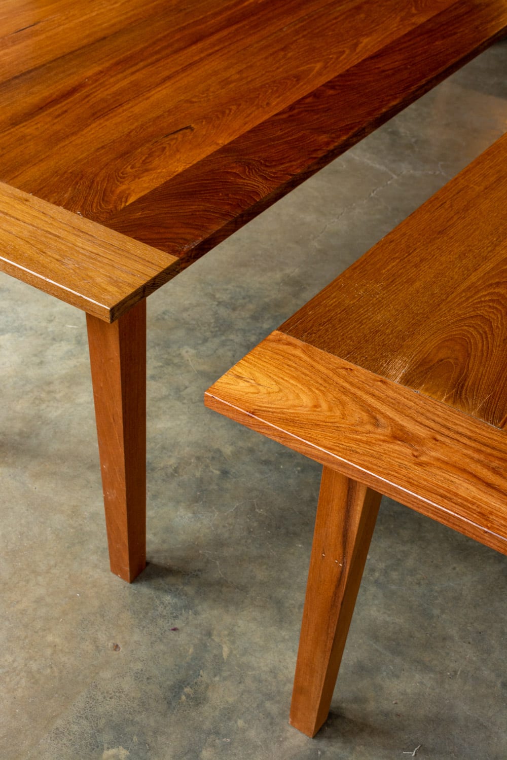 Burmese Teak Refectory Tables 8206 Retrouvius