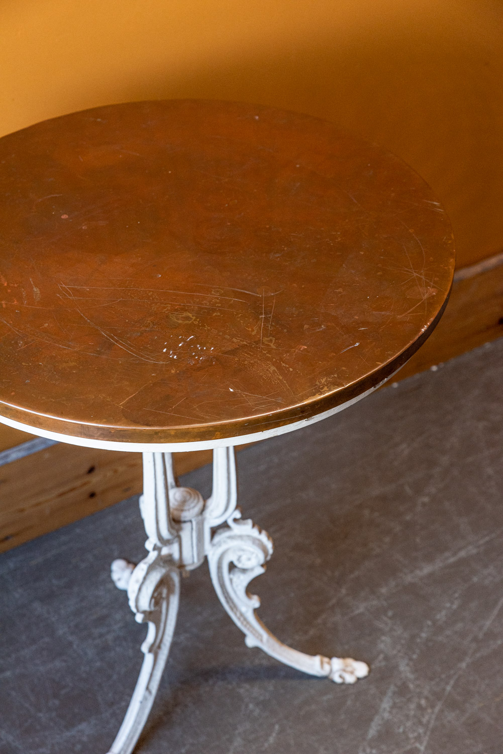 Copper Topped Table #8384 - Retrouvius