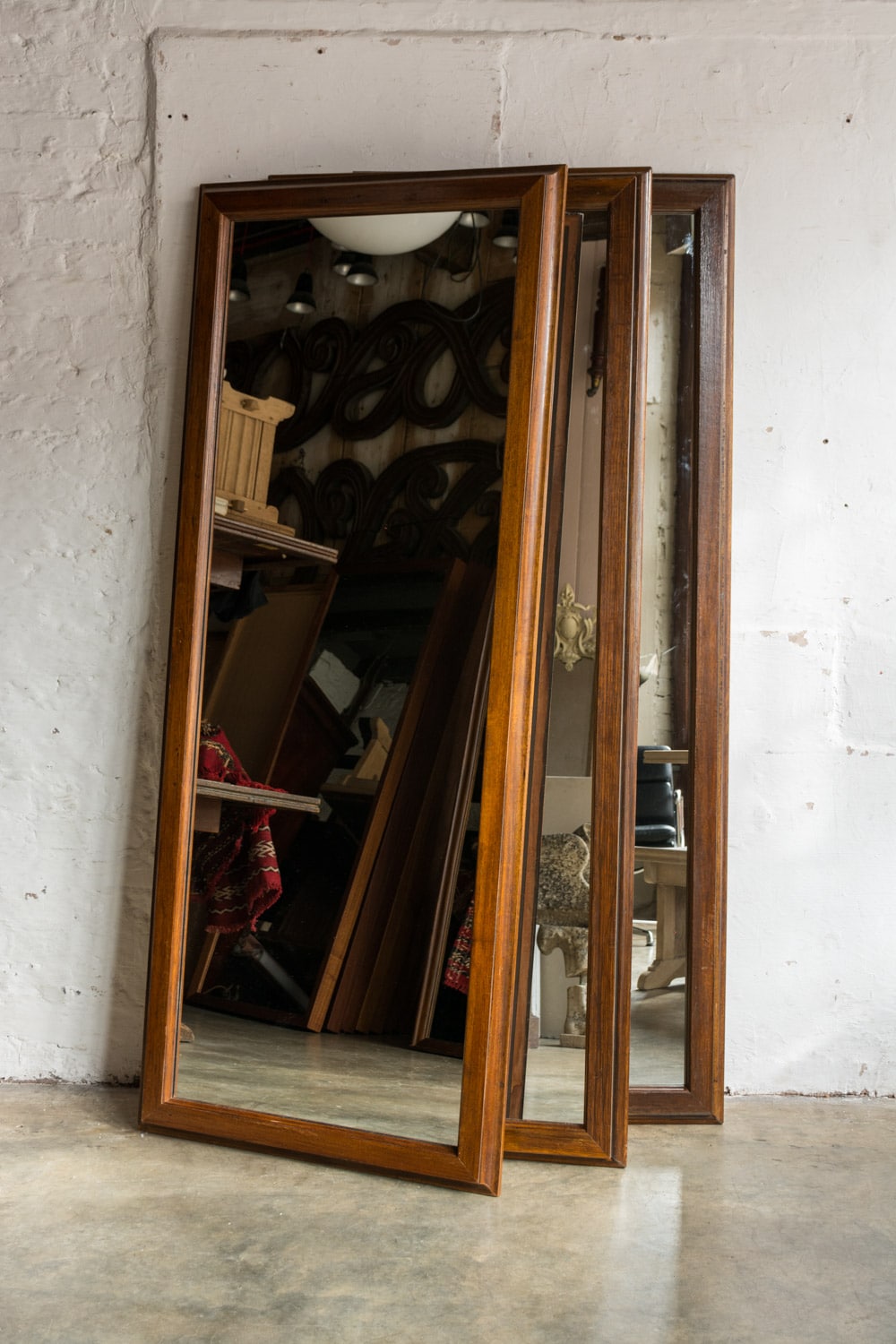 Reclaimed Hardwood Dressing Mirrors 7002 Retrouvius