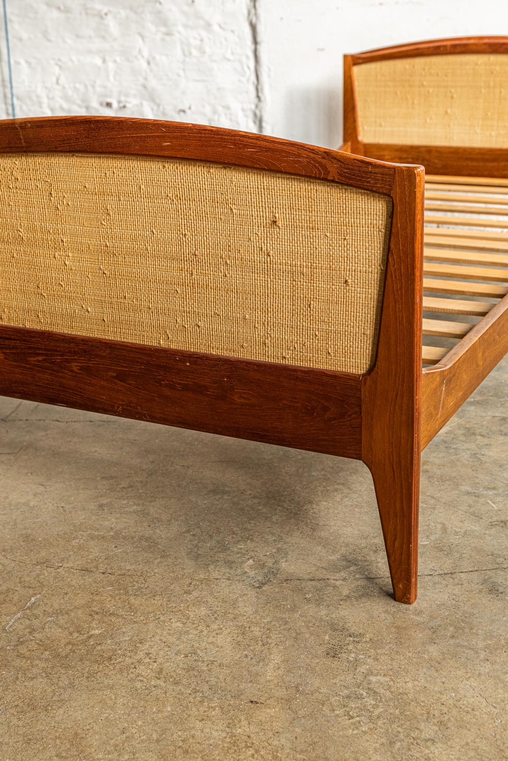 Teak and Rattan Single Bed 8544 Retrouvius — free download