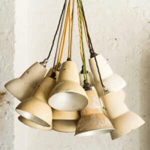 Spun Aluminium Pendants #8076