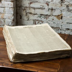 The Times Papers (C 1840'S) For Wallpapering #6255