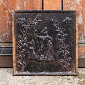 Reclaimed Cast Iron Fireback #1962