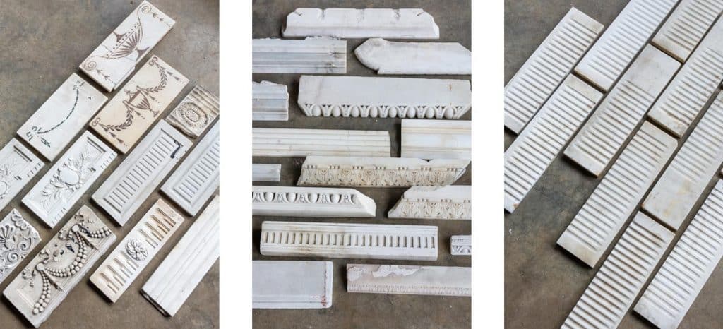 Salvaged architectural elements for sale at retrouvius