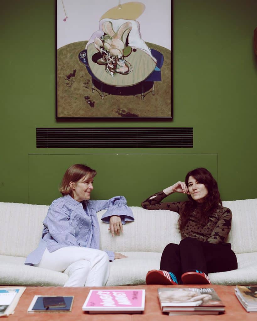 Maria Speake and Bella Freud