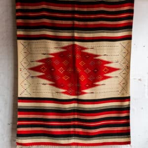 Striped Geometric Flatweave #7010