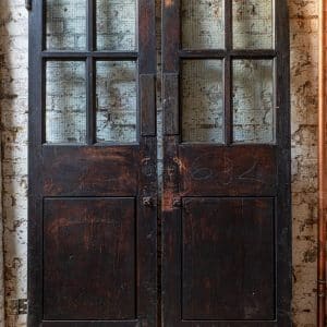 Semi Glazed Teak Doors #8213