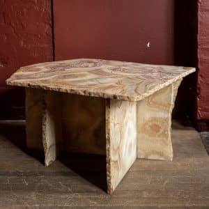 Free Form Onyx Side Table #8296