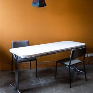 Formica & Chrome Tables #8658