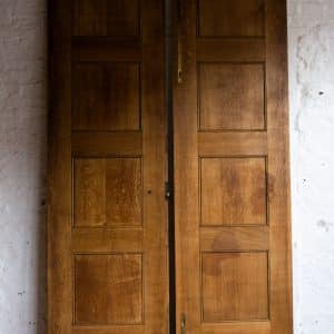 Pair of Large Oak Panelled Doors #8724