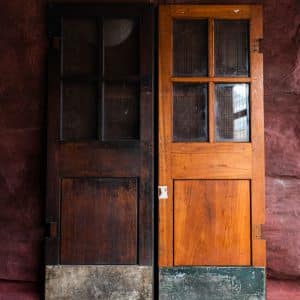 Half Glazed Teak Doors #8741