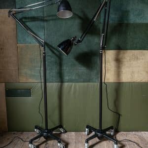 Herbert Terry Anglepoise Trolley Lamps #8760