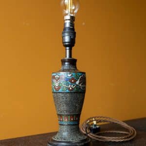Japanese Cloisonné Lamp #8891