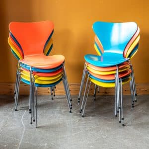 Arne Jacobsen Series 7 Chairs #8914