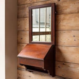 Mahogany Storage Mirror #9541