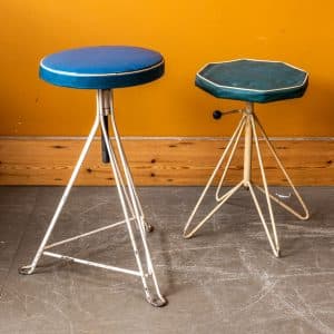 Mid-Century Adjustable Stools #9544