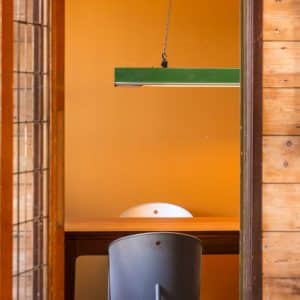 Midcentury Industrial Trough Light #9601