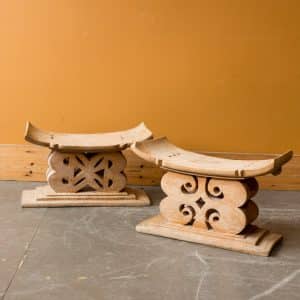 Carved African Ashanti Stools #9621