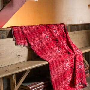Antique Welsh Tapestry Blanket #9618