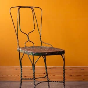 Antique Twisted Wire Chair #9696