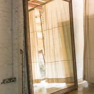 Silver leaf mirror #9751