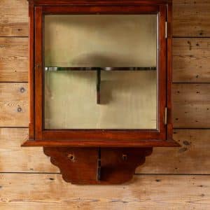 Antique Glazed Wall Cabinet #9769