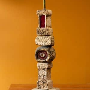 Oversized Bernard Rooke Studio Pottery Lamp #9805