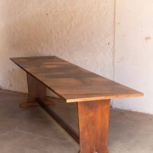 Copper-top Refectory Table #9850