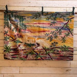 Joyous Sunset Aubusson Tapestry #9860