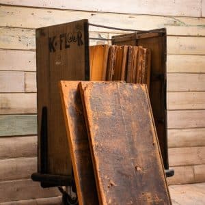 Leather-topped Museum panels #9863