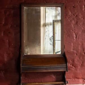Mahogany Storage Mirror #9888