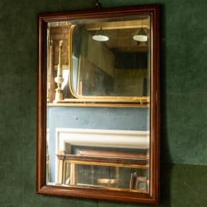 Hardwood Inlay Wall Mirror #9938