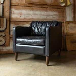 Danish Leather Armchair #9943