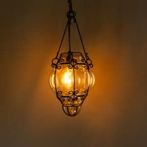 Caged Murano Lantern #9915