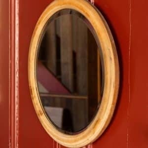 Round Pine Mirror #9905