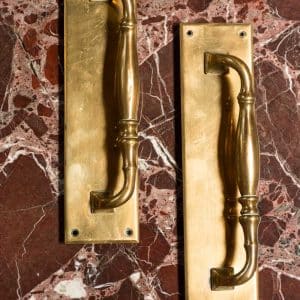 Turned Brass Door Pulls #9961