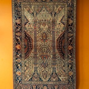 Mohtasham silk rug #9984
