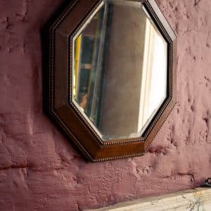 Octagonal Oak Mirror #9988
