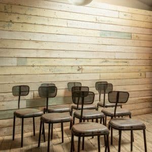 Green Metal Midcentury Chairs #1046