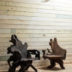 Freeform Wooden Chairs #1071