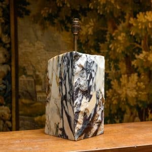 Blue-Veined Marble Lamp #1096