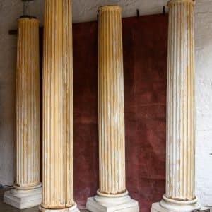 Large Fluted Pine Columns #1100