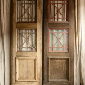 Oak Semi-glazed doors #1133